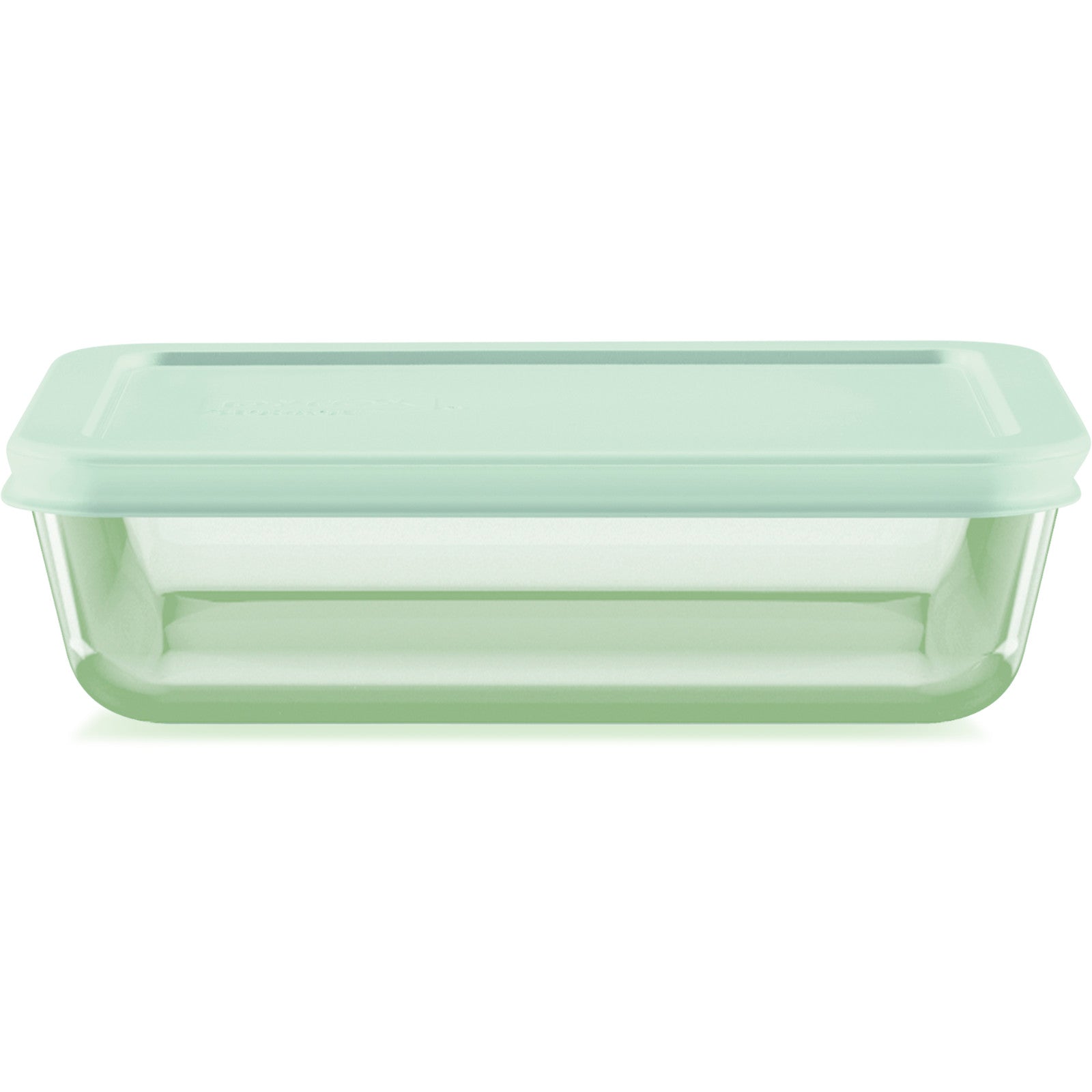 Pyrex? Simply Store? Tinted 3-cup Rectangle Storage with Green Plastic Lid
